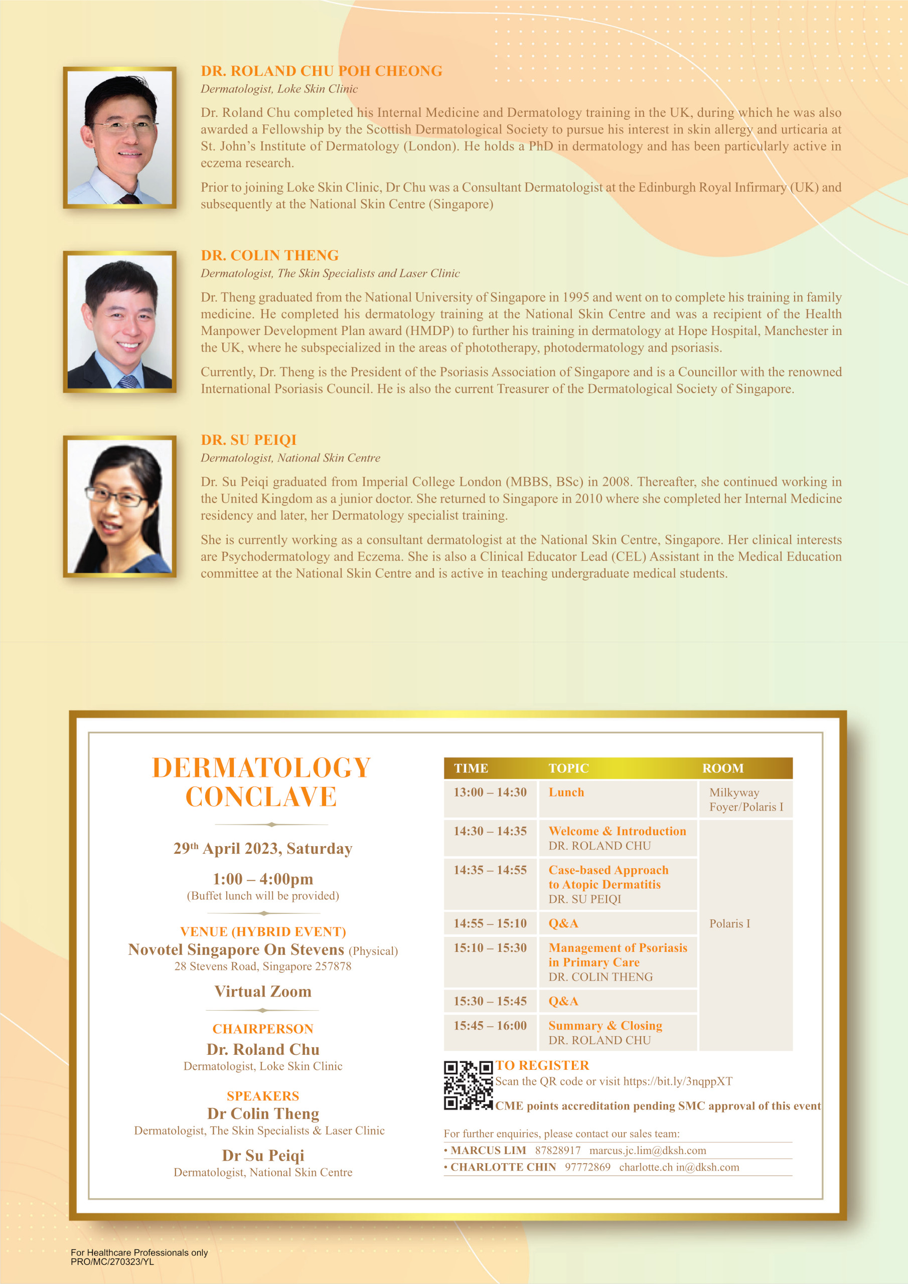Dermatology Conclave @ Novotel Singapore On Stevens